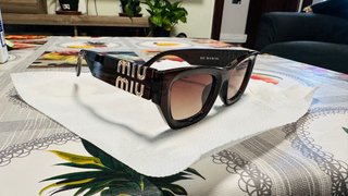 Gafas de sol Miu Miu 2421 Marrón Dorado
