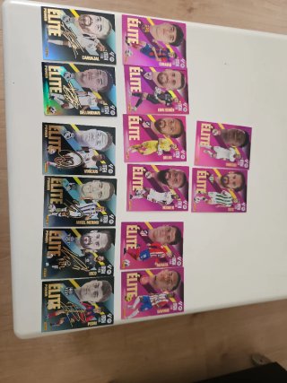 14 cartas Megacrack Élite, 6 firmadas
