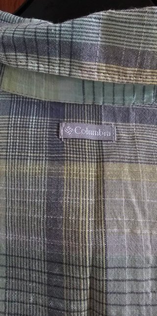 Camisa Columbia Algodón Talla S