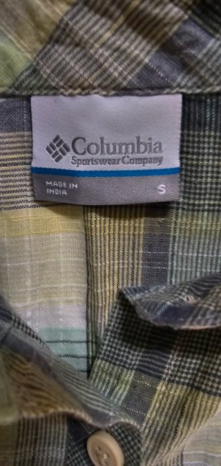 Camisa Columbia Algodón Talla S