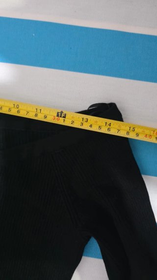 Top H&M nero manica lunga a coste