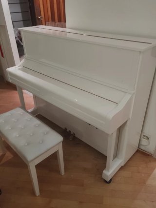 Pianoforte Yamaha U1 bianco lucido