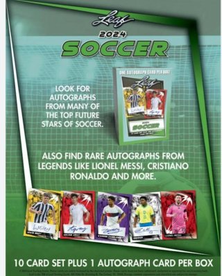 Caja Leaf Soccer 2024 -Autógrafo por caja