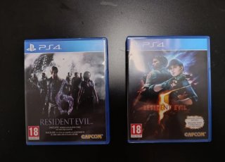 Resident Evil 5 y 6 PS4