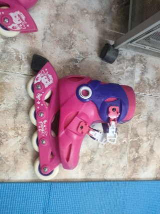 Patines Oxelo Niña Talla 30-32 Rosa/Morado,pocouso