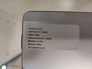 Microsoft Surface Pro 8 i7