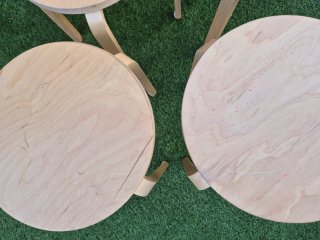 Taburetes Ikea Frosta Madera
