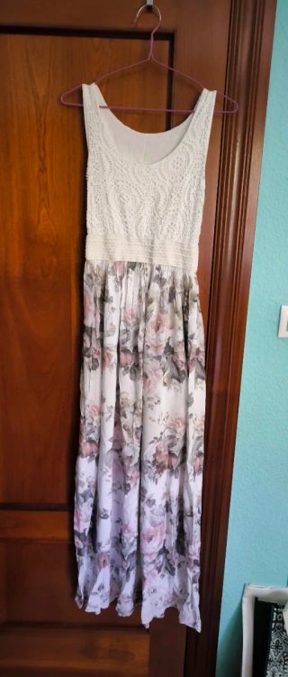 Vestido largo floral
