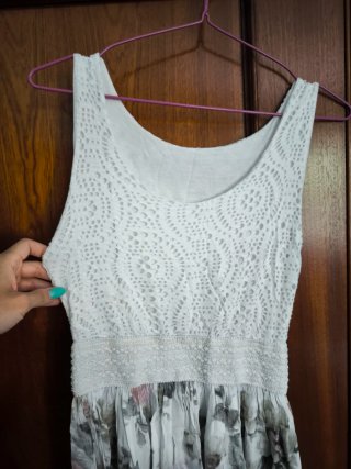 Vestido largo floral