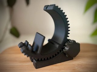 Stand Smartphone Regolabile Ingranaggi Supporto 3D