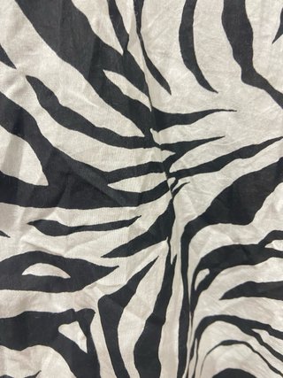 Camisola de playa con estampado cebra