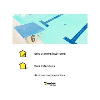 Weber junta azulejos piscina HR 5KG