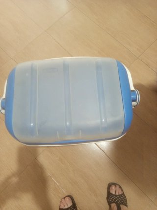 Nevera portátil grande azul 50x50