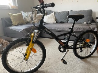 Bicicleta Decathlon Btwin Negra