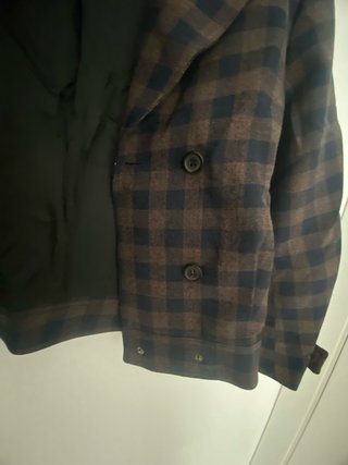 Chaqueta Zara cuadros cruzada Talla M Me costó 80€