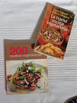 Lote 3 libros Cocina Macrobiótica y vegetariana.