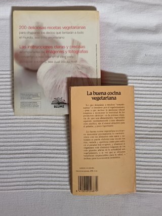 Lote 3 libros Cocina Macrobiótica y vegetariana.