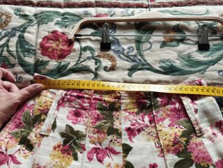 Falda midi floral blanca
