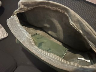 Bolso bandolera Coronel Tapioca lona verde militar