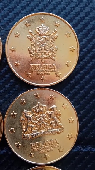 COLECCIÓN COMPLETA 12 MEDALLAS CEE