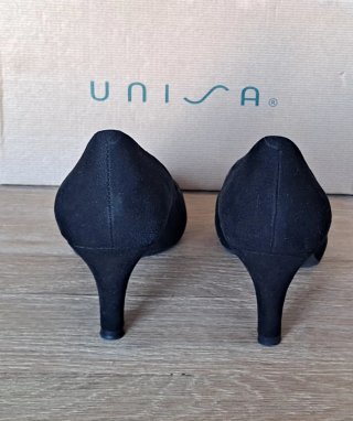 Zapatos Unisa Ante Negro Talla 37.5