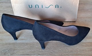 Zapatos Unisa Ante Negro Talla 37.5