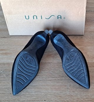 Zapatos Unisa Ante Negro Talla 37.5