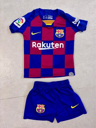 Equipación FC Barcelona 18-24 meses 2 unidades