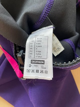 Neopreno Olaian 98-104 cm Morado/Rosa