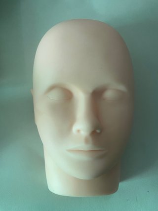 Maniquí cabeza práctica peluquería/maquillaje