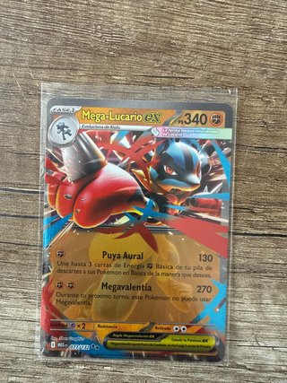 Mega-Lucario EX Carta Pokémon
