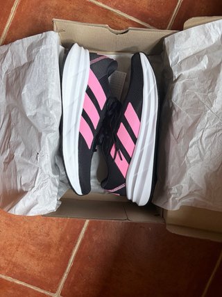 Adidas Galaxy 7 W negras y rosa