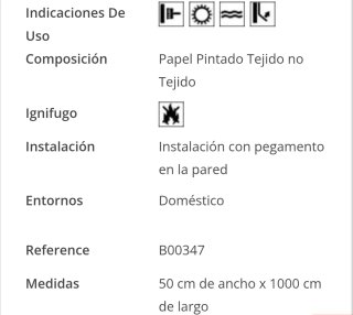 Papel pintado LINEAL Colección, 65 por unidad