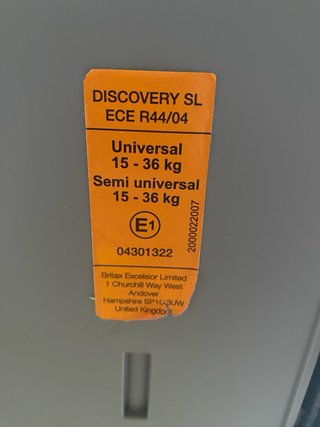 Silla coche Britax Römer Isofix