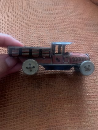 Juguetes vintage: coche, carrito y carroza