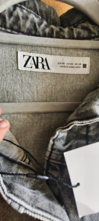 Chaqueta Zara Gris Talla XS