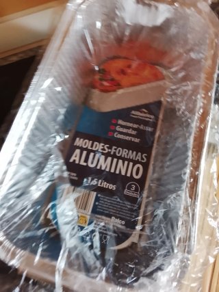 Bandejas aluminio, palillos bambú, cesta y táper