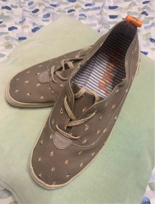 Bambas Toni Pons Beige Estampado Velero