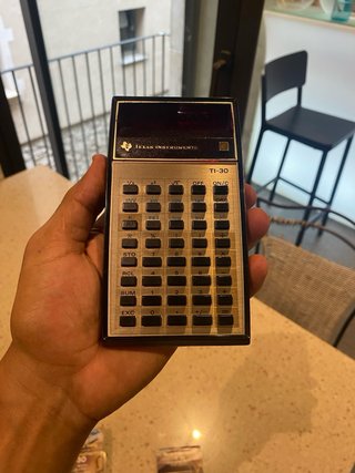 Calculadora Texas Instruments TI-30 Vintage
