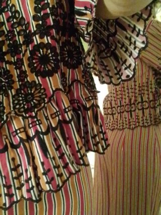 Conjto mujer Sfera 2 pieza rayas .Top M Pantalón40