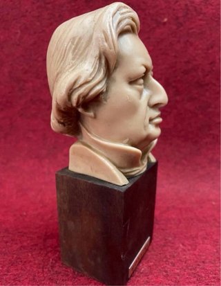 ANTIGUA ESCULTURA BUSTO GIOACHINO  ROSSINI