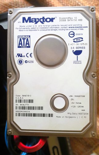 Hard Disk Maxtor DiamondMax 10 SATA 200GB