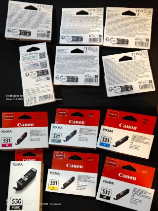 Impresora Canon PIXMA TS8751+cartuchos opcional