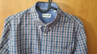 Camisa Lacoste Hombre Regular Fit Talla S
