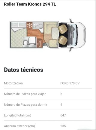 Autocaravana Roller Team Kronos 294TL 2020Autocara