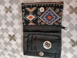Cartera artesanal estilo hippie