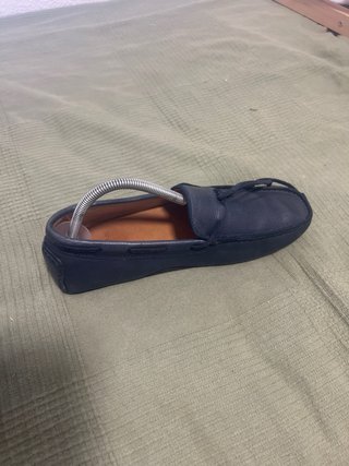 Mocasines Massimo Dutti Piel Azul