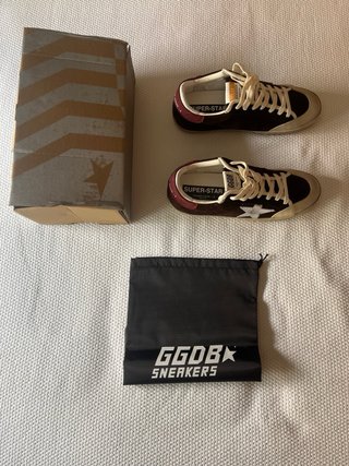 Zapatillas Golden Goose originales Marrón/Rojo