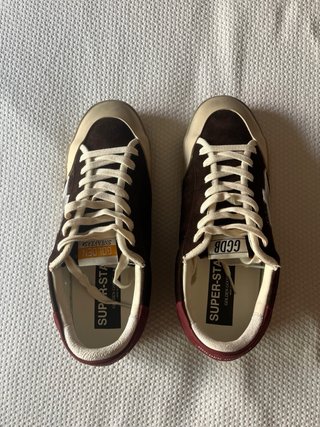 Zapatillas Golden Goose originales Marrón/Rojo