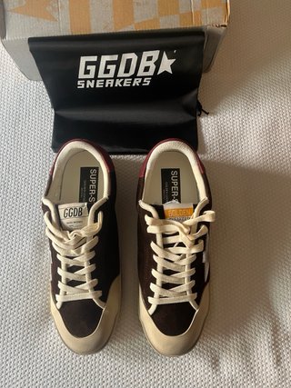 Zapatillas Golden Goose originales Marrón/Rojo
